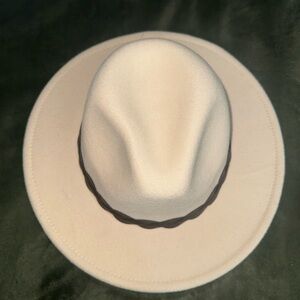 Cream and Brown Women's Western Hat